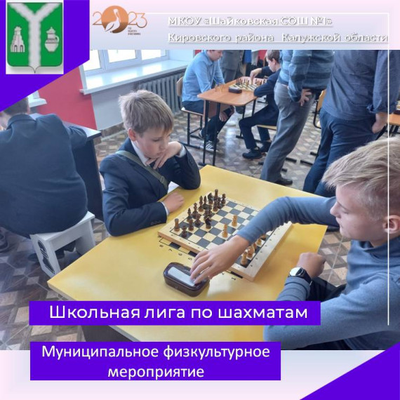 Школьная спортивная лига по шахматам.