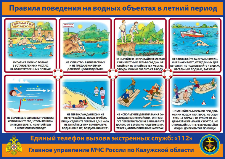 ПАМЯТКА БЕЗОПАСНОСТЬ НА ВОДЕ.